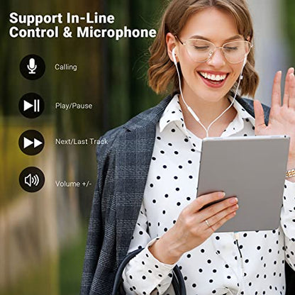 USB C Audio Adapter with 384KHz/24-bit DAC Compatible with iPhone 17/16/15, iPhone 17/16/15 Pro/Max, iPad 10, iPad Pro, iPad Air 5/4, iPad mini 6, Google Pixel 8/7/6 Pro 7a/6a 6 5XL More - color: Silver-Blue, 384KHz/24-bit