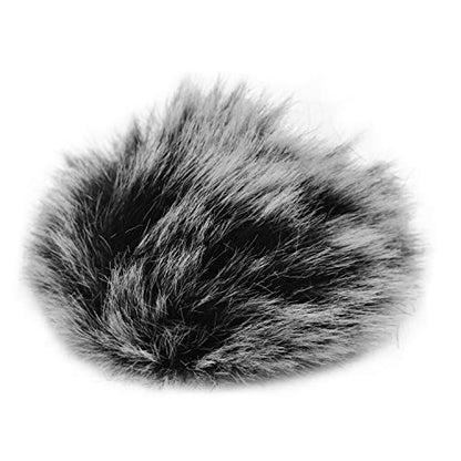 Andoer Clip-on Lavalier Microphone Windscreen Furry Windshield Mic Muff Compatible with Boya M1 and Other Most Lapel Microphones