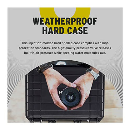 Weatherproof Hard Case 18 x 14 x 7 Inch | Customizable foam