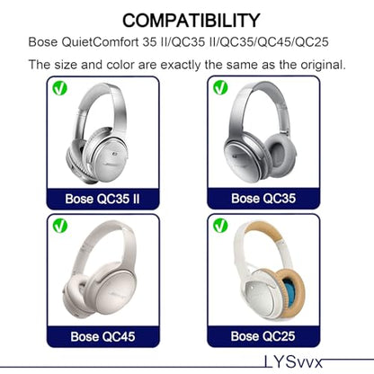 QC35 Hinge Screws - Specifically Designed Replacement Parts for Bose QuietComfort 35 II, QC35 II, QC35, QC45 and QC25 Headphones (Silver)