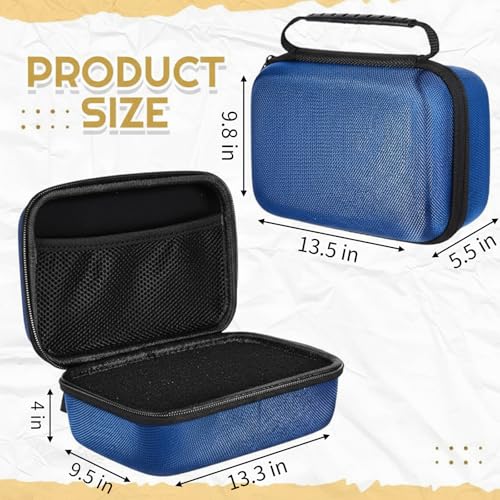 Relaxweex Hard Case with Foam, Blue, 13.5 x 9.8 x 5.5 Inch - color: Blue, size: 13.5 x 9.8 x 5.5 inch