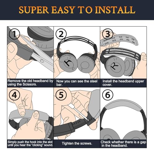 SOULWIT Replacement Kit for Bose QuietComfort QC35/QC35 ii Over-Ear Headphones, Ear Pads Cushions + Headband + Silicone Earpads Cover Protector - Blue - color: Blue