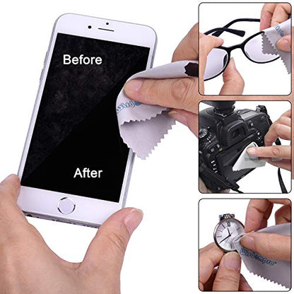Wisdompro 45 Pcs Cell Phone Cleaning Kit, Cleaning Tool Set for Electronics | USB Charging Port Cleaner, Headphone Jack Brush Tools for iPhones, AirPods, Phones, Earbuds, Tablets, Laptops, Keyboards