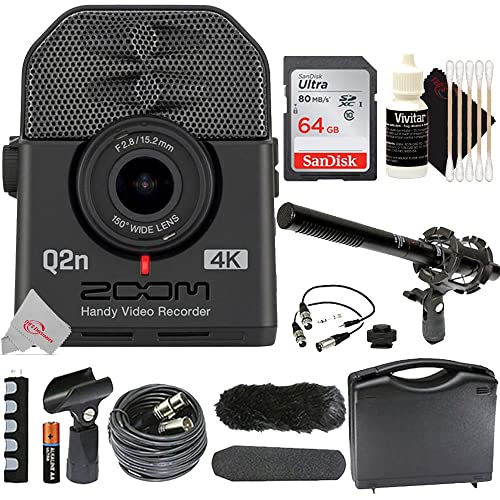 Teds Electronics Zoom Q2n-4K Ultra High-Definition Handy Video Recorder +Accessory Kit