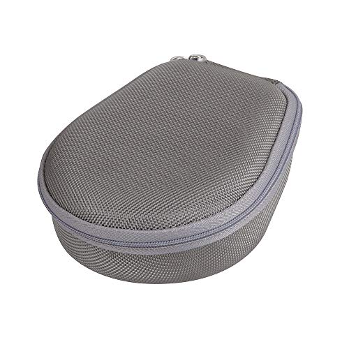 Hermitshell Case for AfterShokz Trekz Air/AfterShokz Aeropex/Titanium Mini/Shokz OpenRun Pro/SHOKZ OpenRun Pro 2 Open Ear Wireless Bone Conduction Headphones AS650 / AS800 (Grey) - color: Grey