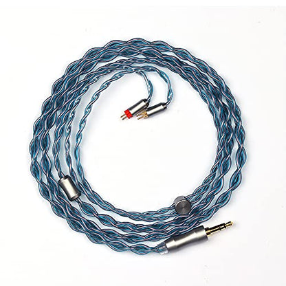 Linsoul Tripowin Altea Upgraded 6N OCC Litz 4 Cores HiFi Earphone Cable | 26 AWG High-Purity Monocrystalline Copper Wires for in Ear Earphone, 3.5mm, 2pin 0.78mm - size: Standard 2pin, style: 3.5mm