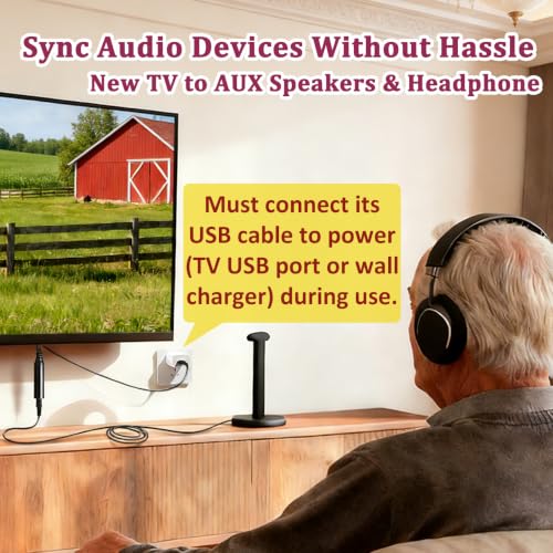 192KHz DAC SPDIF Optical to 3.5mm AUX Speaker Audio Converter | Signal Only from TV Optical to AUX Speaker, Must Be Powered by Its USB Cable, TV Audio Output Format Must Set to PCM Stereo - color: Deep Blue