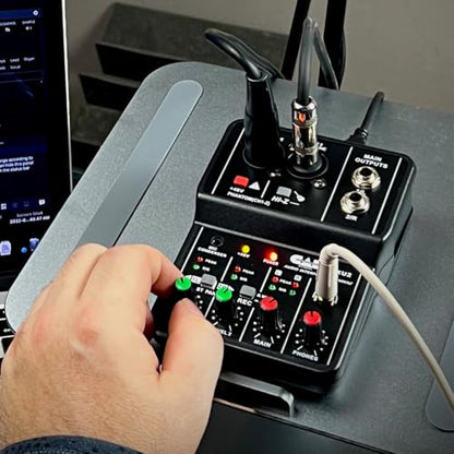 CAD Audio MXU2 2‑Channel USB Audio Mixer with XLR Combo Inputs - style: MXU2 2-Channel Mixer