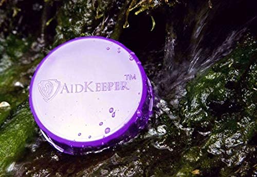 Hearing Device Protection Case - Crush & Water Resistant Hard Case for Storage and Protection of Aids, Batteries, and Other Devices (Purple) - color: Purple