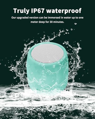 comiso Portable Speaker, IPX7 Waterproof Bluetooth Speaker with Robust Bass - color: Green