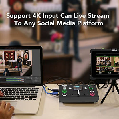 RGBlink Mini-Pro Video Switcher, 4K HDMI Input & PTZ Control - color: mini-pro v3