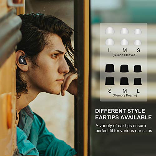 BASN Bsinger 2nd Generation in Ear Monitor Headphones for Musicians, Black | Sound Isolating Earphones with Dual Dynamic Drivers Detachable MMCX Cable - color: Black