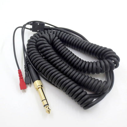 V-MOTA Pro Audio HD 25 Spring Coil Cable Extension Cord with 6.35mm Adapter Compatible with Sennheiser HD 25 Aluminium,HD25-1 II,HD 450 II,HD 480 Classic,HD 530 II,HD 540 II,HD 560 II Headphones