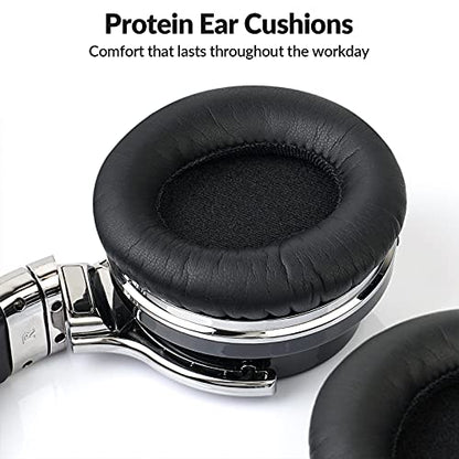 Million Sold 10 Years Classic E7 Active Noise Cancelling Headphones with Upgraded Noise Cancellation, Bluetooth Headphones Wireless with HD Sound Vivid Deep Bass, for Home Office Travel Birthday Gift - color: Black