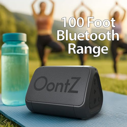 OontZ Angle Solo Compact Bluetooth Speakers, 2-Pack, 14-Hour Playtime