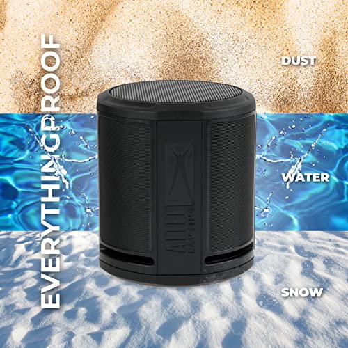 Altec Lansing HydraMicro - Waterproof Bluetooth Speaker, Lightweight & Portable Speaker for Travel & Outdoor Use, Black - color: Black, style: HydraMicro