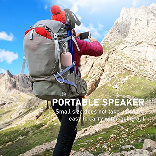 Bluetooth Speakers Portable Wireless Waterproof IPX7 Bluetooth 5.0 Dual Pairing Mini Shower Speaker, 24H Playtime Stereo Surround Sound, for Outdoor Travel, Pool