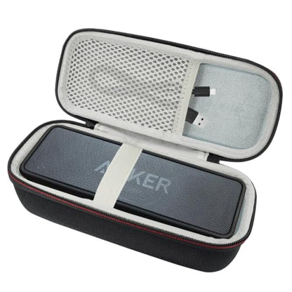 Hard Case For Anker SoundCore 2 Portable Outdoor Sports Bluetooth Speaker Protective Travel Storage Carrying Case Cover (Box only) Black