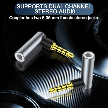 3 Pack Angle 3.5mm Male to Female Audio Adapter，90 Degree Right Angle 3.5mm 1/8" TRRS Stereo Jack Coupler Gold Plated Connectors, for Mobile Phones,Tablets,Car Audio,Speakers (Angle M to F) - style: Angle M to F