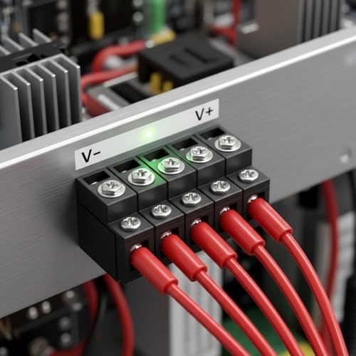 10Pcs 4 Gauge Wire Connectors, Spade Terminals Connectors | 4GA Gauge Strip Terminal Fork Adapters Connector Plugs Crimp Barrier Spades for Speaker Wire Cable Terminal Plug Universal