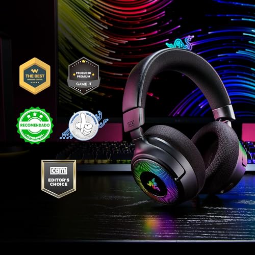 Razer Kraken V4 Wireless 2.4GHz, Bluetooth, USB Gaming Headset, Black