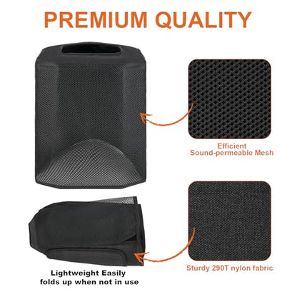 LEFOR·Z Speaker Cover Compatible with Bose S1 Pro Plus/S1 Pro | Portable Bluetooth Speaker Cover,Dustproof Side Opening Mesh Protective Case Bag fits for Bose Speaker(Cover Only) - size: Cover