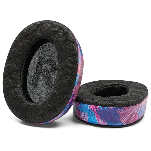 WC Freeze G Pro X - Angled Cooling Gel Earpads for Logitech Gpro X | Made by Wicked Cushions | Extreme Comfort, Angeled Design, New Freeze V2 Cooling Fabric, Extra Thick | Speed Racer - color: Speed Racer