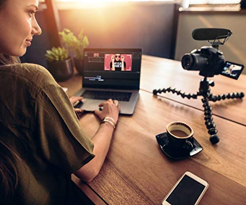Vidpro XM-48 Professional Condenser Shotgun Video Microphone DSLR cameras, video camcorders, smartphones and computers for field recording, interviews, video production, live and studio work