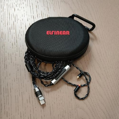 USB Type-C to MMCX Headphone Cable, Built-in DAC Amp, Braided Audio Cable with Carrying Case (USB C to MMCX) - size: USB C TO MMCX