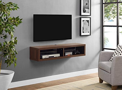 Martin Furniture Floating TV Console, 48", Columbian Walnut - color: Columbian Walnut, size: 48"