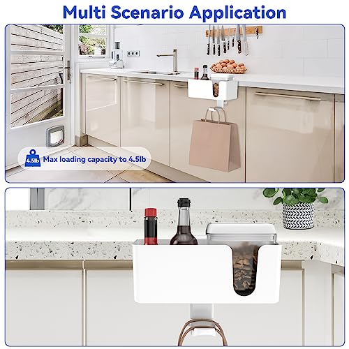 KDD Headphone Stand, Controller & Headset Holder & 4 in 1 Desk Cup Holder - Clamp on Under Desk Headphone Hanger