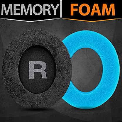 SHP9500 Replacement Ear Pads Compatible with SHP9500 Over-Ear Headphones I Memory Foam Ear Cushions with Breathable Hole (Velour)