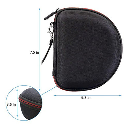 Case for Sony MDR7506 Professional Large Diaphragm Headphone Gray | Hard Carrying Travel Case for Sony MDR7506 Professional Large Diaphragm Headphone - color: 1.Black+Grey