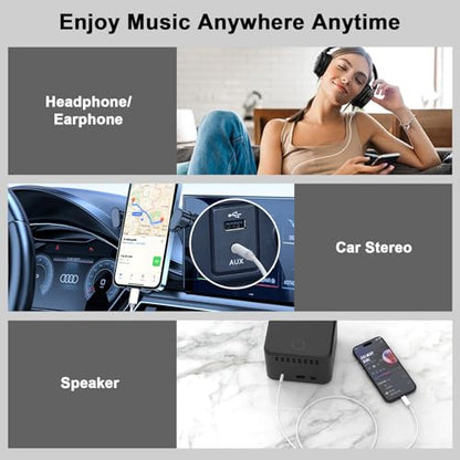 [Apple MFi Certified] iPhone Aux Cord for Car 2 Pack 3.3ft White | Lightning to 3.5 mm AUX Audio Nylon Braided Cable Cord to Car Home Stereo/Speaker/Headphone for iPhone 14 13 12 11 Pro Max - size: Lightning/Woven