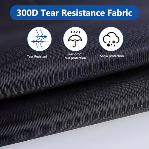 15 inch Outdoor Speaker Covers, 2 Pack Weatherproof Speaker Cover | for PA DJ Powered Speakers - 600D Thick Oxford Fabric Waterproof UV Protection Dustproof - size: 2 Pack