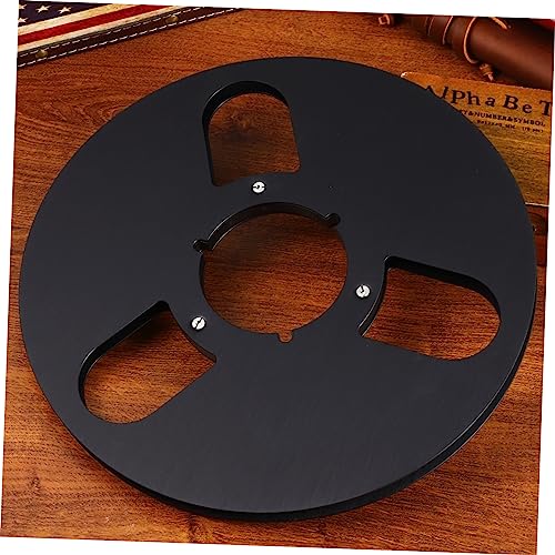 Happyyami 3Holes Empty Aluminum Alloy Tape Reel for Recorder Open Reel Accessory for to Tape Player Low Noise High Output Enhanced Sound Quality