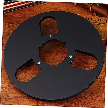 Happyyami 3Holes Empty Aluminum Alloy Tape Reel for Recorder Open Reel Accessory for to Tape Player Low Noise High Output Enhanced Sound Quality