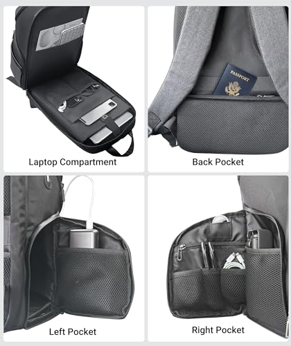 Syntech XR Headset Backpack Compatible with Oculus/Meta Quest 3S/Quest 3/2, Made for Meta, Carrying Case for Gaming Headset with Elite Battery Strap and Accessories, 20L Travel Bag for Daily Use