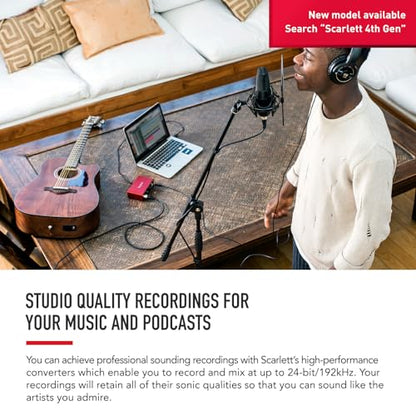 Focusrite Scarlett Solo 3rd Gen USB-C Audio Interface - style: Scarlett Solo
