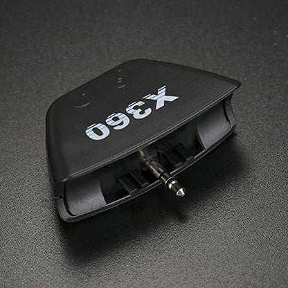 3.5mm Headset Mic Adapter for Xbox 360 Controller Black - color: Black