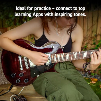 IK Multimedia iRig USB Guitar Audio Interface - 24-bit 48 kHz Music Recording Studio Equipment Include USB C Cable For iPad, Mac And PC, Guitar Accessories, Recording Device