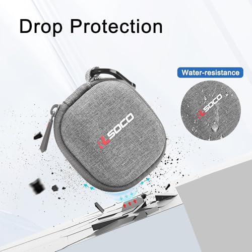 RLSOCO Carrying Case for JBL Tour Pro 2/Tour Pro 3 Wireless Earbuds (Grey) - color: Grey