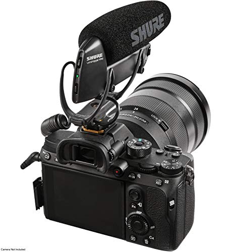 Shure VP83 LensHopper Camera-Mounted Condenser Shotgun Microphone for use with DSLR Cameras and HD Camcorders - Capture Detailed, High Definition Audio with Full Low-end Response - style: Standard
