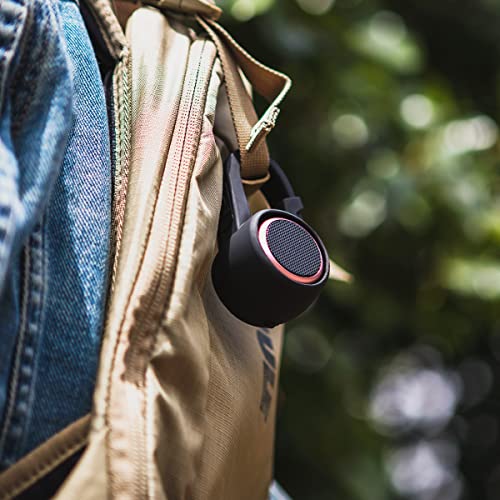 Fashionit U Speakers Clip-On Holder Carabiner for Micro Speaker | Portable Mini Bluetooth Speaker Accessory | Water Resistant, Durable, Travel Friendly | Holder Only | Black - color: Micro - Black