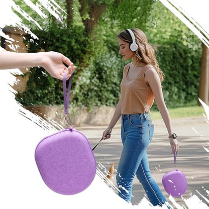 Headphone Headset Case Compatible with TALIX H30/Jlab/JBL Tune 520BT 720BT/BERIBES/KVIDIO/Soundcore by Anker/Sony Wireless On-Ear Headphones, Purple - color: Purple