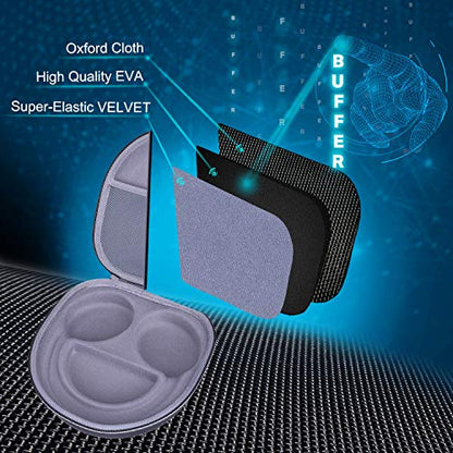 XANAD Hard Case for Sony WH-CH720N/WH-CH520N/WH-CH710N/WH-CH510 Wireless Bluetooth Noise Canceling Over The Ear Headphones - Storage Protective Travel Carrying Bag(Grey) - color: Gray