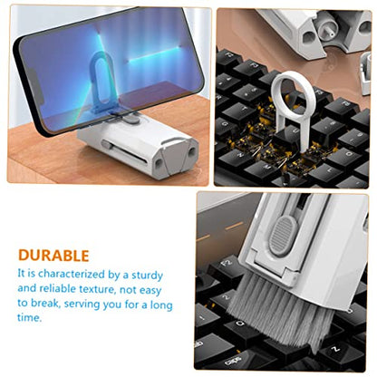Mikikit Cleaning Pen Set for Earbuds Headphone Cleaning Brush Electronics Portable Office Supplies Kit