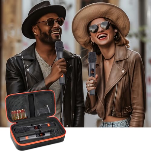 Wireless Microphone Case Compatible with JBL Wireless Two Microphone & Kids Camera Case