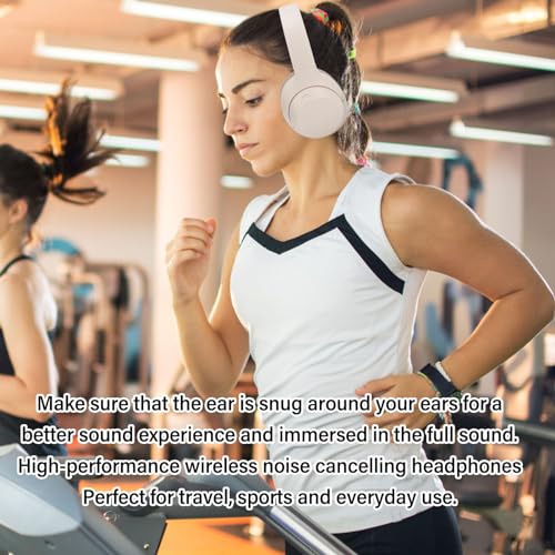 Jectse Bluetooth Over Ear Headphones, C-2235 Deep Bass Stereo Computer Headset with Noise Cancelling Mic, 3.5mm On Ear Headphones Comfortable Fit for Home Office Phone (Khaki), Jectse4v0n8y7awx-12