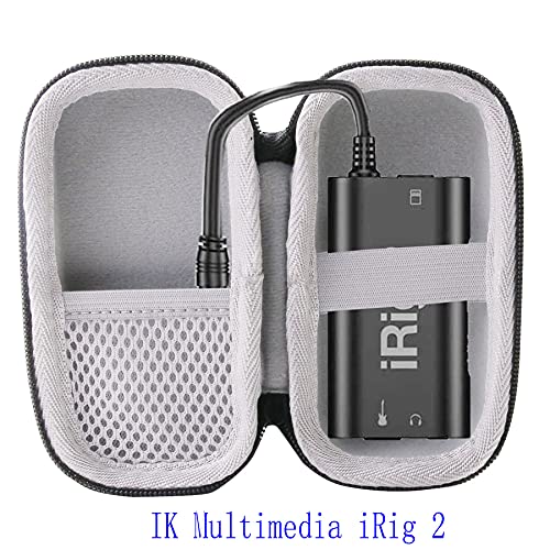 Hard Travel Case for IK Multimedia iRig 2/iRig HD 2 Guitar Interface Adaptor